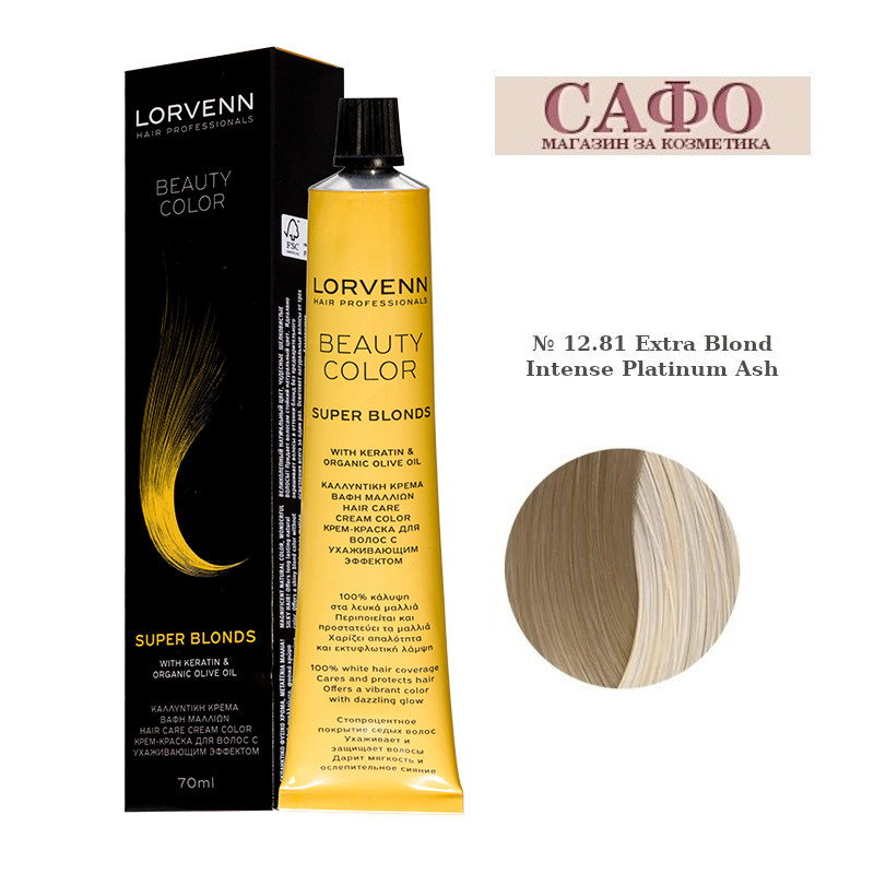 професионална боя за коса,Lorvenn Hair Professionals, Beauty Color