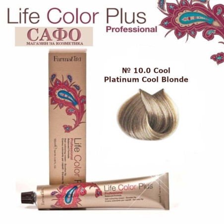 Краска для волос  № 10.0 Cool Platinum Cool Blonde FarmaVita Life Color Plus