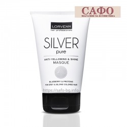 Маска за коса с анти жълт ефект Lorvenn Silver Pure Anti-Yellowing & Shine Masque