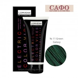 Боя за коса без амоняк № 11 Green Galaxy Lorvenn Electric Color Vibes