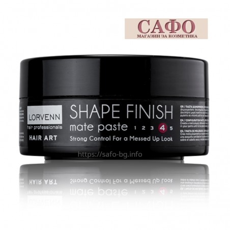 Вакса за коса оформяща мат Lorvenn Hair Professionals Shape Finish Matte Paste