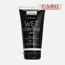 Гель для волос сильной фиксации с мокрым эффектом Lorvenn Wet Control Gel