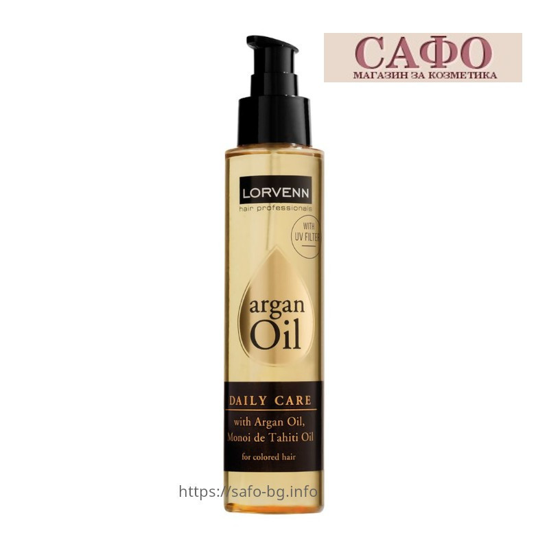 Oil for all hair types Lorvenn Argan Oil Daily Care 125 ml