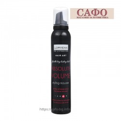 Full volume hair mousse Lorvenn Hair Art Styling Mousse Absolute Volume