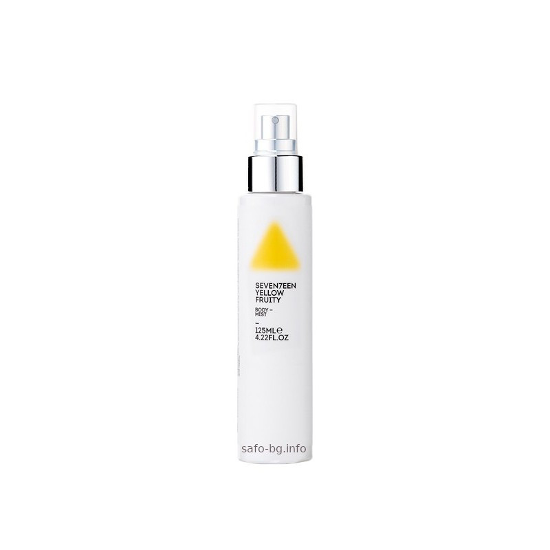 Парфюмиран спрей за тяло и коса Seventeen Yellow Fruity Fragrance Body Mist
