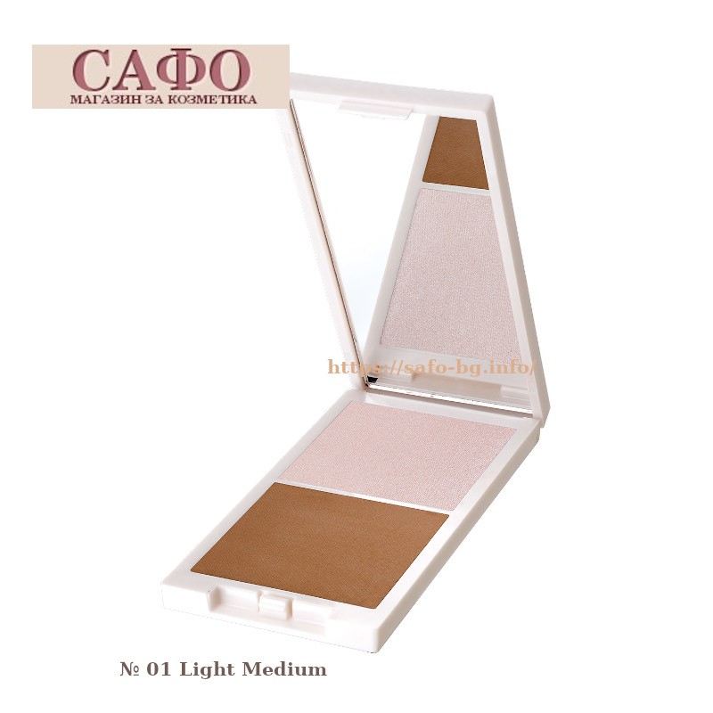 Комплект за стробинг и контуриране № 01 Light Medium Seventeen Illuminate & Contour Set 2in1