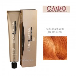 Боя за коса Експертиа Farcom Expertia Professionеl Permanent Hair Color Cream № 8.34 Light Golde Copper Blonde
