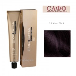 Боя за коса Експертиа Farcom Expertia Professionеl Permanent Hair Color Cream № 1.2 Violet Black