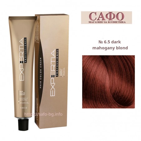 Боя за коса Експертиа Farcom Expertia Professionеl Permanent Hair Color Cream № 6.5 Dark Mahogany Blond