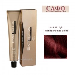 Long-lasting cream hair dye № 5.56 Light Mahogany Red Blond Farcom Expertia Professionеl Permanent Hair Color Cream