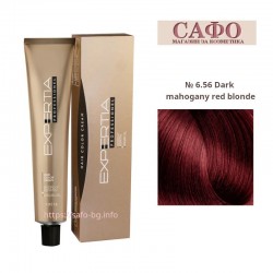 Long-lasting cream hair dye № 6.56 Dark mahogany red blonde Farcom Expertia Professionеl Permanent Hair Color Cream