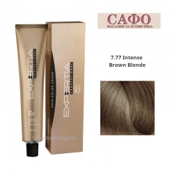 Стойкая крем-краска для волос № 7.77 Intense Brown Blonde Farcom Expertia Professionеl Permanent Hair Color Cream