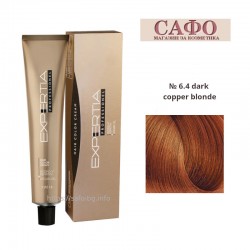 Long-lasting cream hair dye № 6.4 dark copper blonde Farcom Expertia Professionеl Permanent Hair Color Cream