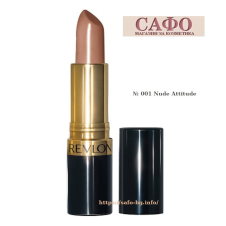 Червило за устни Revlon Super Lustrous Lipstick № 001 Nude Attitude