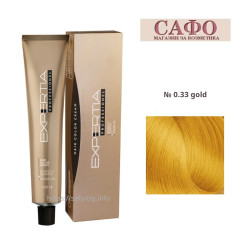 Long-lasting cream hair dye № 0.33 gold Farcom Expertia Professionеl Permanent Hair Color Cream