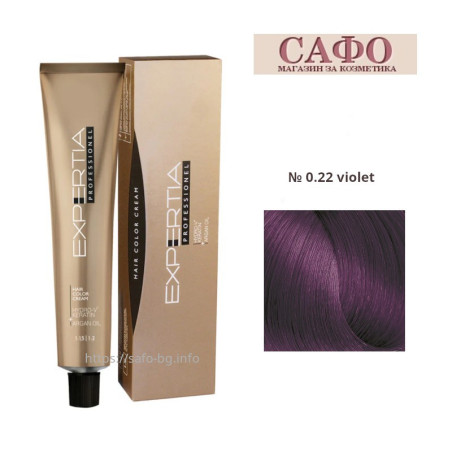 Стойкая крем-краска для волос № 0.22 violet Farcom Expertia Professionеl Permanent Hair Color Cream
