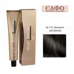 Боя за коса Експертиа Farcom Expertia Professionеl Permanent Hair Color Cream № 7.71 Chestnut Ash Blonde