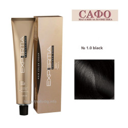 Стойкая крем-краска для волос № 1.0 black Farcom Expertia Professionеl Permanent Hair Color Cream