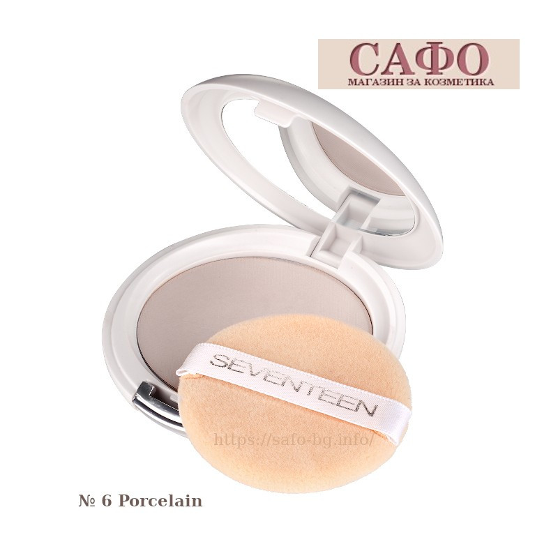Пудра за лице № 6 Porcelain Seventeen Natural Silky Compact Powder