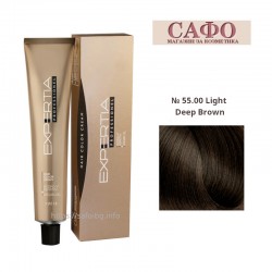 Боя за коса Експертиа Farcom Expertia Professionеl Permanent Hair Color Cream № 55.00 Light Deep Brown