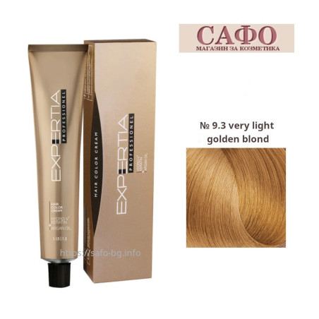 Боя за коса Експертиа Farcom Expertia Professionеl Permanent Hair Color Cream № 9.3 Very Light Golden Blond