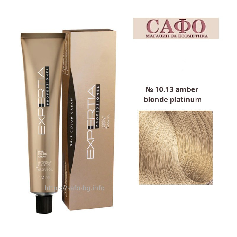 Стойкая крем-краска для волос № 10.13 amber blonde platinum Farcom Expertia Professionеl Permanent Hair Color Cream