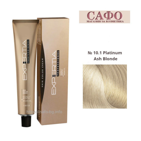 Боя за коса Експертиа Farcom Expertia Professionеl Permanent Hair Color Cream № 10.1 Platinum Ash Blonde