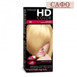 Дълготрайна крем боя за коса № 10 Extra Light Blonde Farcom HD Color