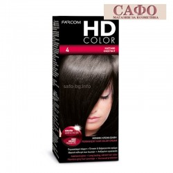 Дълготрайна крем боя за коса № 4 Chestnut Farcom HD Color