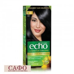 Дълготрайна крем боя за коса № 1 Black Farcom Echo Luminous Colors