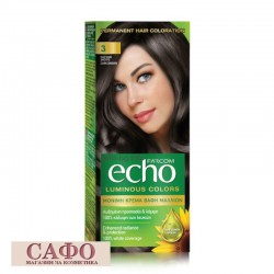 Дълготрайна крем боя за коса № 3 Dark Brown Farcom Echo Luminous Colors