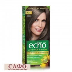 Дълготрайна крем боя за коса № 7.1 Ash Blonde Farcom Echo Luminous Colors