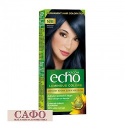 Long-lasting cream hair dye № N/B Blue Black Farcom Echo Luminous Colors