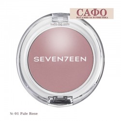 Матовые румяна для лица № 01 Pale Rose Seventeen Natural Matte Silky Blusher