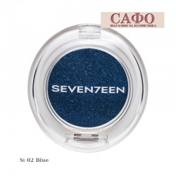 Тени для век № 02 Blue Seventeen Silky Shadow Metallic