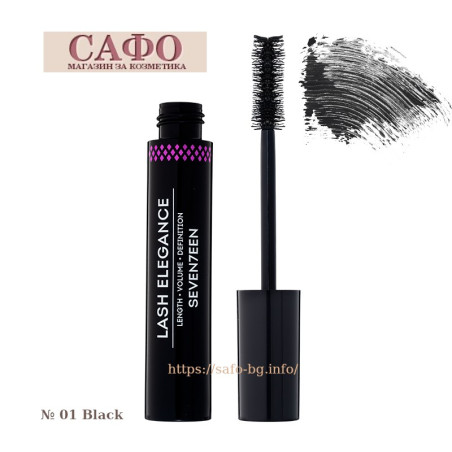 Тушь для ресниц № 01 Black Seventeen Lash Elegance Mascara